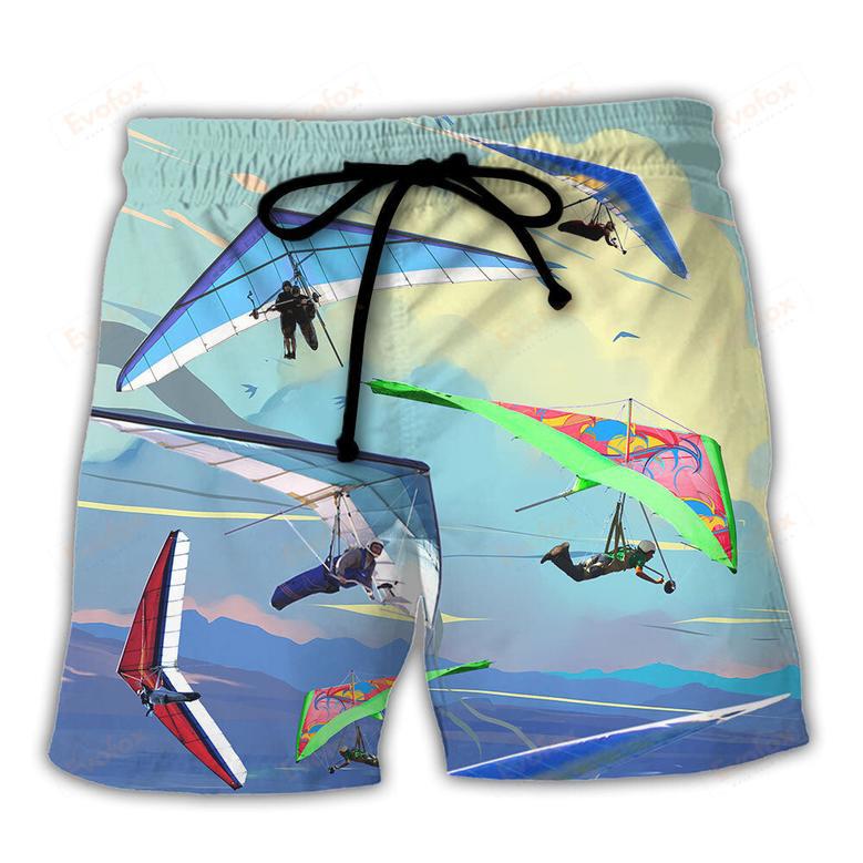 Hang Gliding Don't Be Jealous Just Because You Can't Skydive Like Me Beach Short