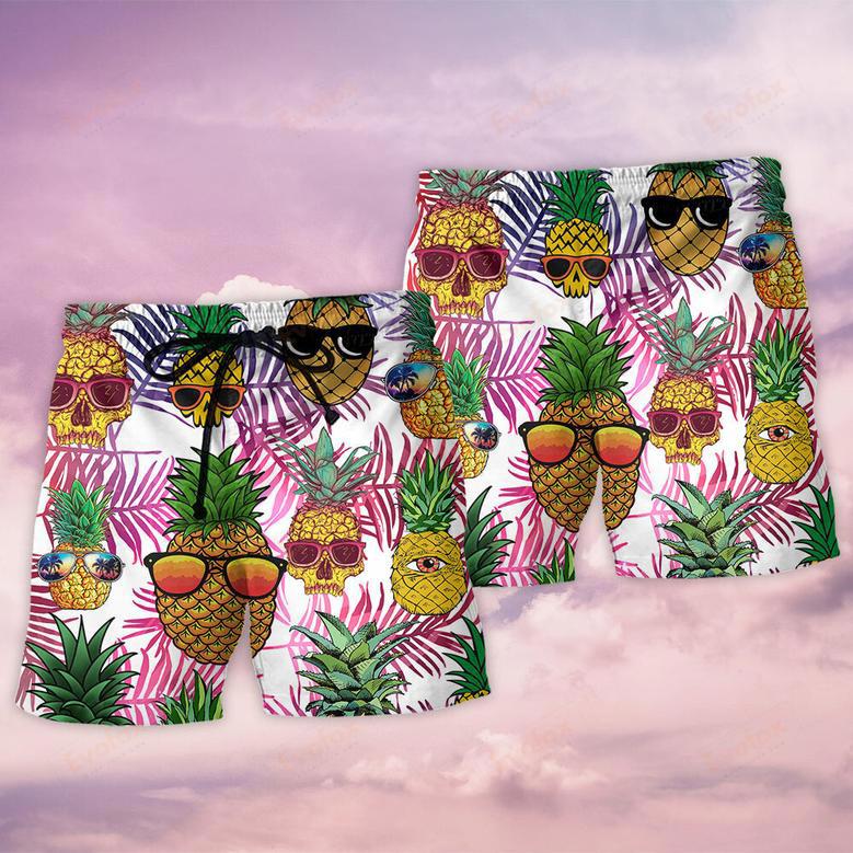 Hawaii Tropical Pineapple Cool Style Beach Short