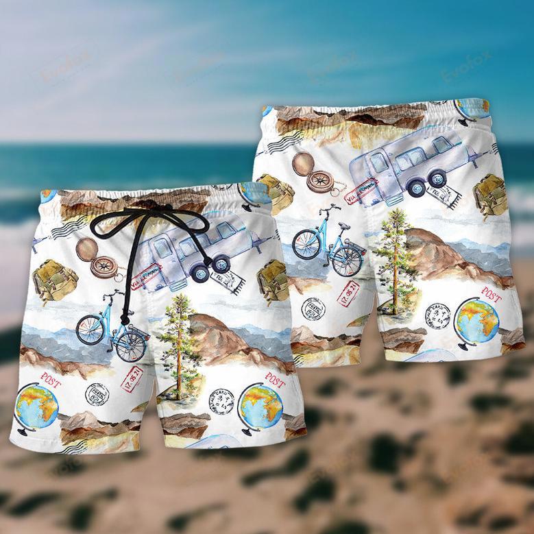 Hiking Art The World Beach Short