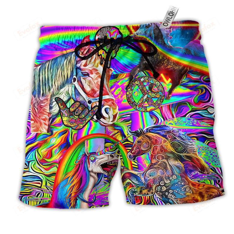 Hippie Horse Run For You Beach Short