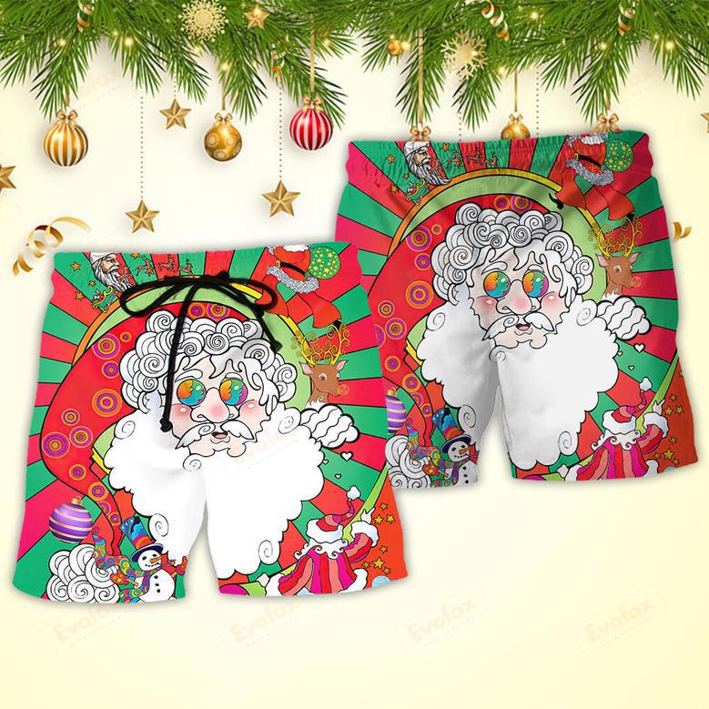 Hippie Santa Fantasy World Unreal Beach Short