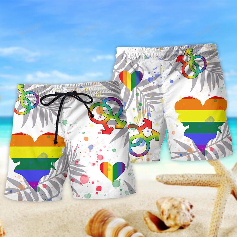 LGBT Proud To Be Gay Beach Short