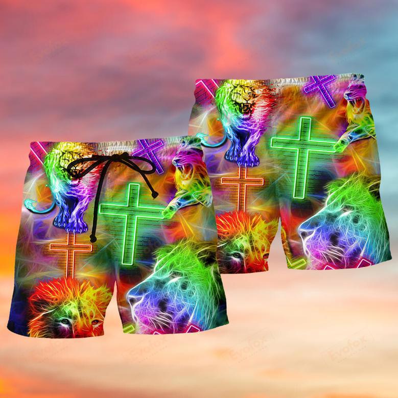 Lion Of God Style Beach Short