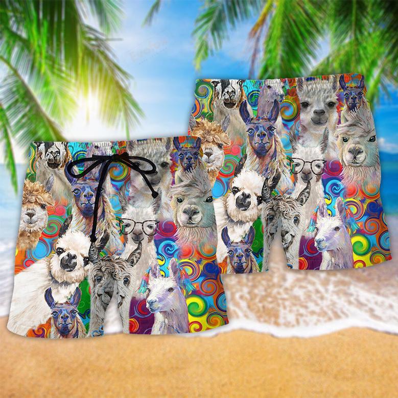 Llama Nah My Prob Llama Beach Short