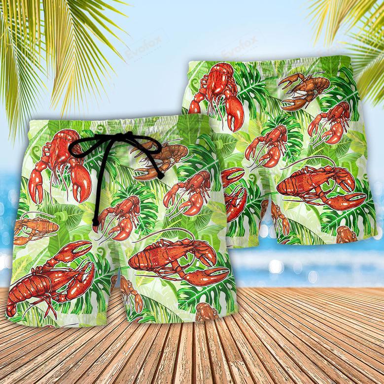 Lobster Be Yourself Although If You Can Be A Lobster Definitely Be A Lobster Tropical Vibe Amazing Style Beach Short