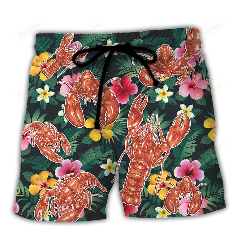 Lobster Darling It's Our Anniversary Keep Calm And Draw The Butter Tropical Vibe Amazing Style Beach Short