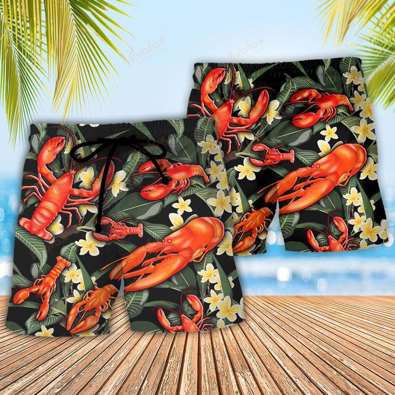 Lobster Funny Advice From A Lobster Tropical Vibe Amazing Style Beach Short