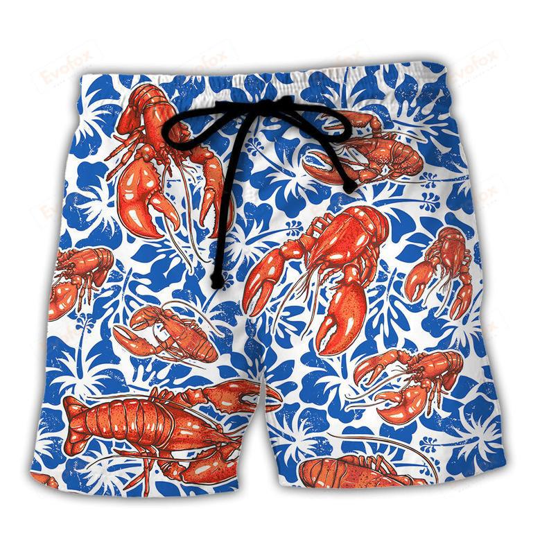 Lobster Party Like A Lob Star Tropical Vibe Amazing Style Beach Short