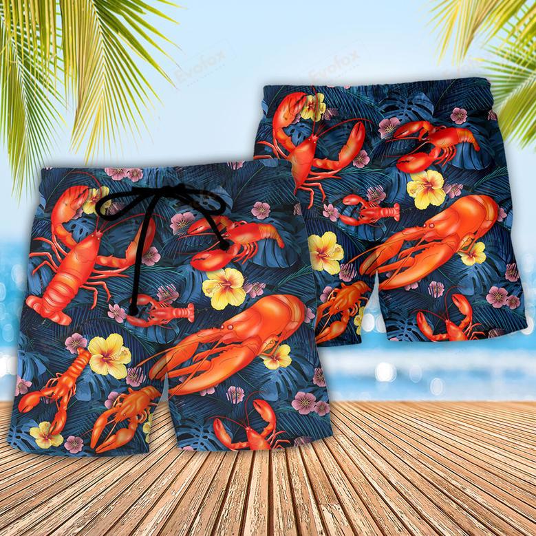 Lobster Take Me Home And Deep Me In Butter Tropical Vibe Amazing Style Beach Short