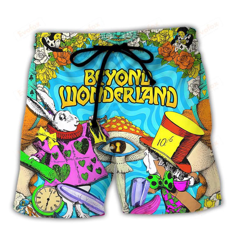 Music Event Beyond Wonderland Amazing Festival Colorful Style Beach Short