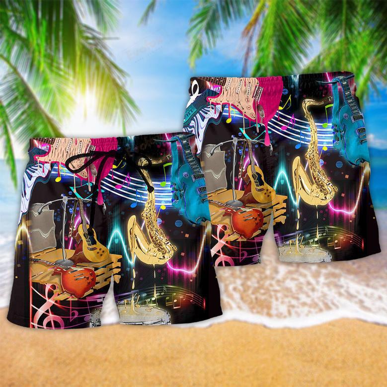 Music In My Heart Color Stunning Beach Short