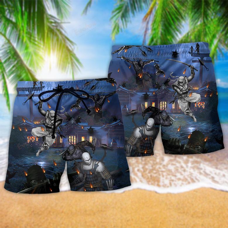 Ninja Overnight Dark Moon Beach Short