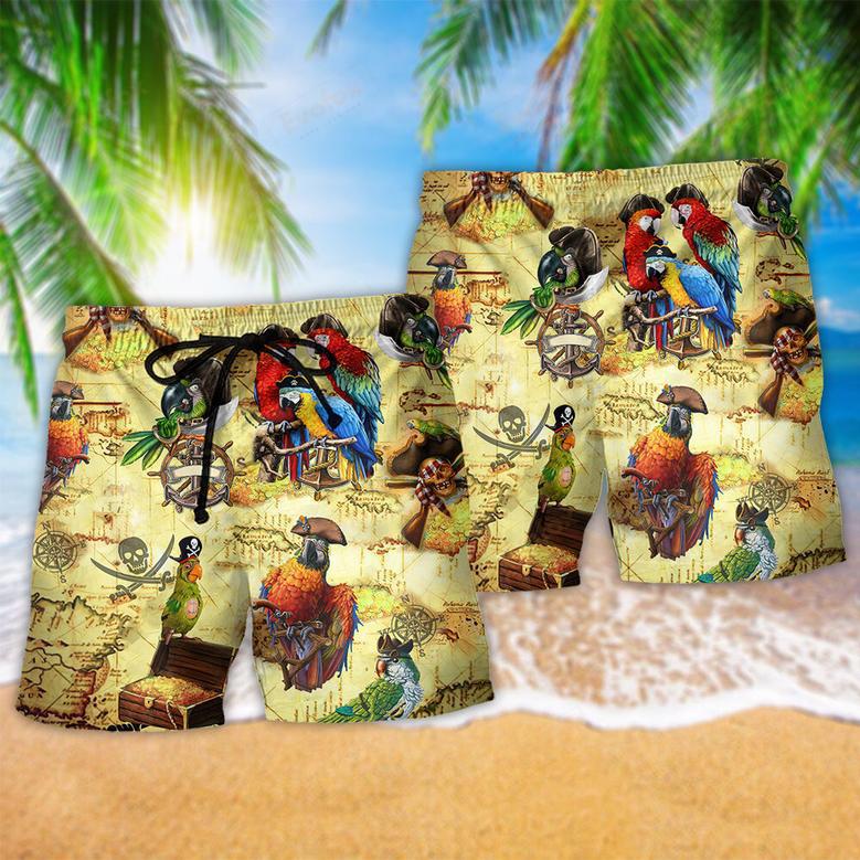 Parrot Amazing Pirate Parrots Beach Short