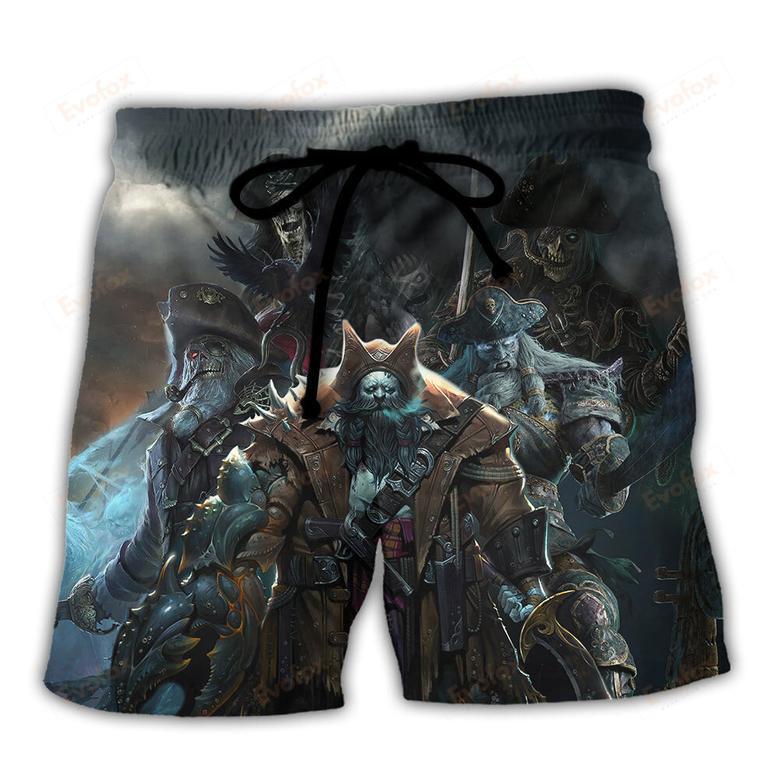 Pirate Dangerous Style Beach Short