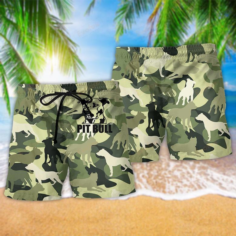 Pitbull Camouflage Basic Style Beach Short