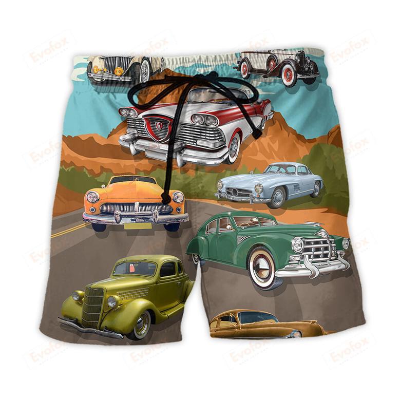 Road Tripping Saved Me From Being A Pornstar Lover Classic Car Route 66 Beach Short