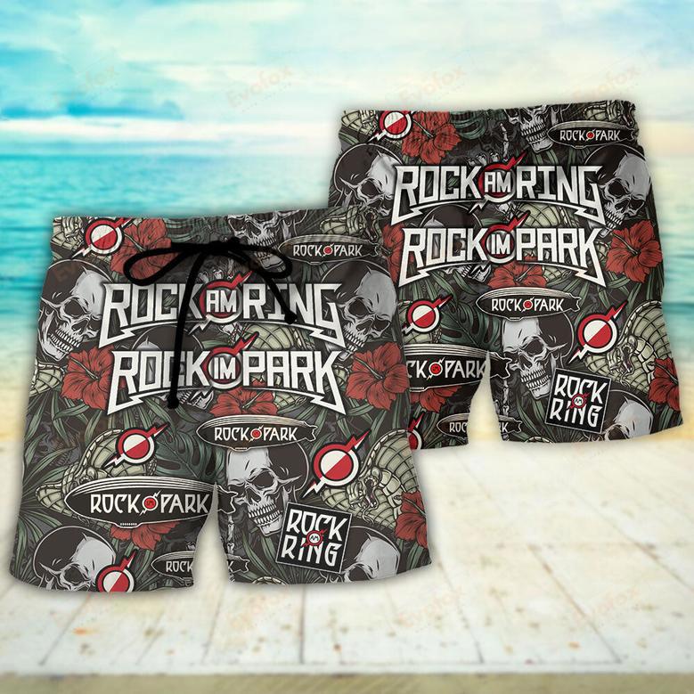 Rock Am Ring And Rock Im Park Music Lover Amazing Style Beach Short