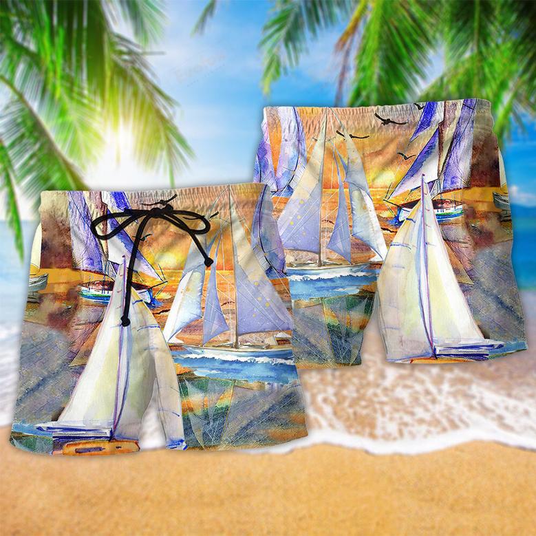 Sail Love Beach And Sunset Beach Short