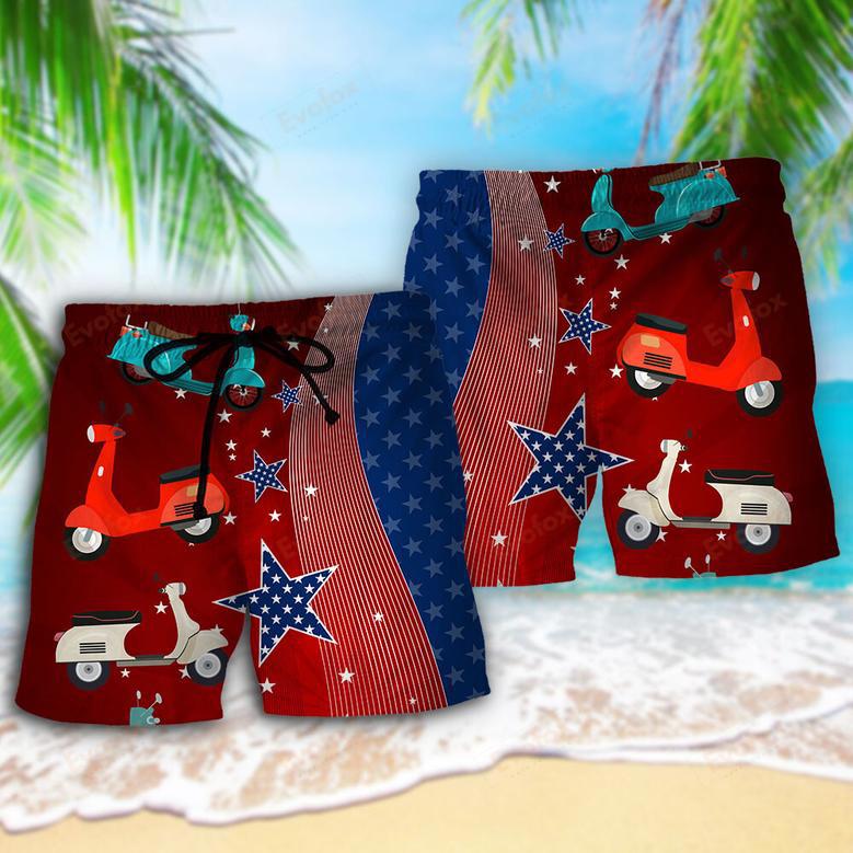 Scooter USA Star Independence Day Beach Short