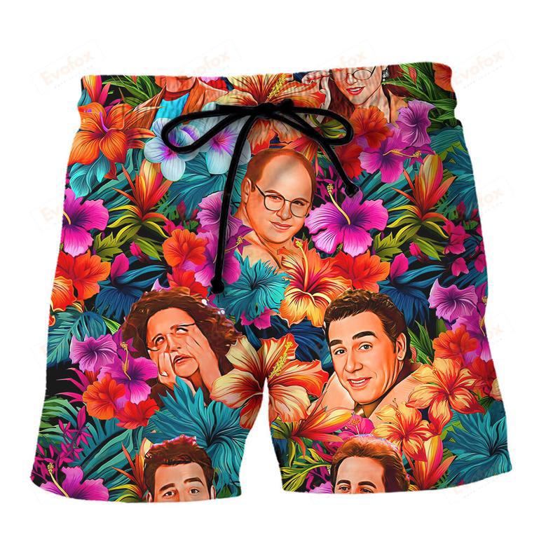 Seinfeld Synthwave Tropical Summer Special Beach Short