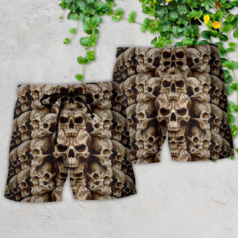 Skull Dark Inside Everyone Beach Short