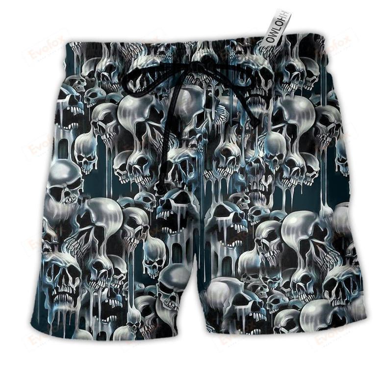 Skull It's Hot in Here Beach Short