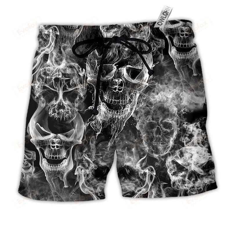 Skull Smoke Kill This Life Beach Short