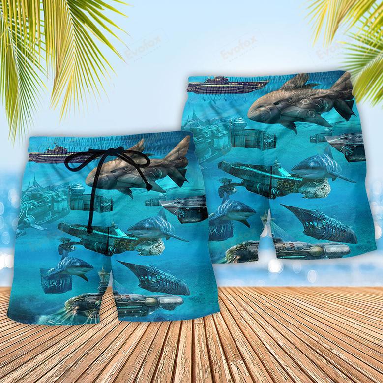 Submarine Love Ocean Cool Style Beach Short