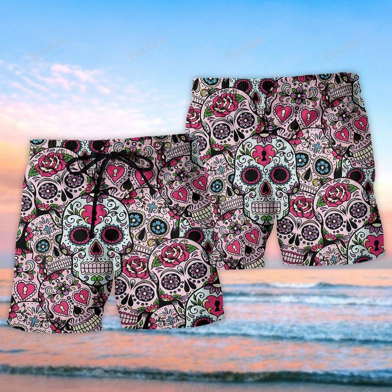 Sugar Skull Amazing Cool Mix Beach Short