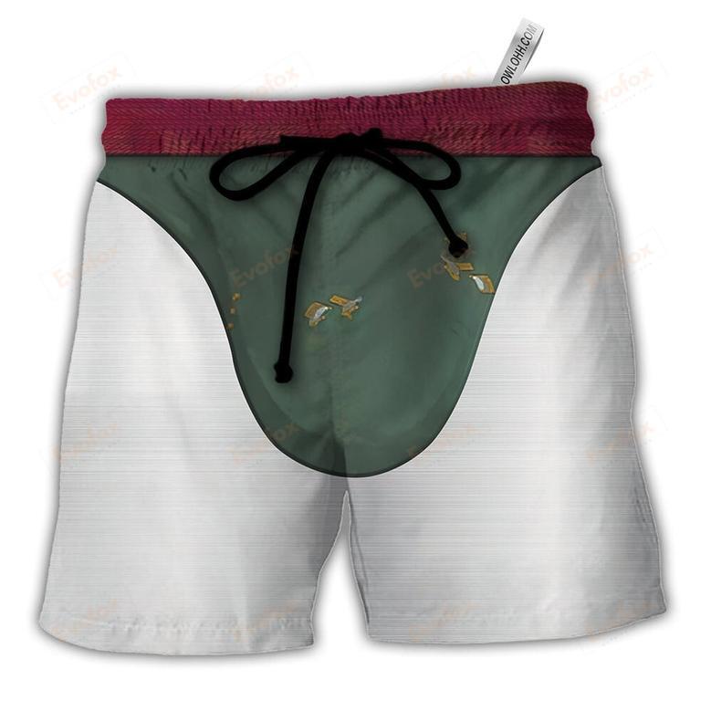 SW Boba Fett Cosplay Beach Short