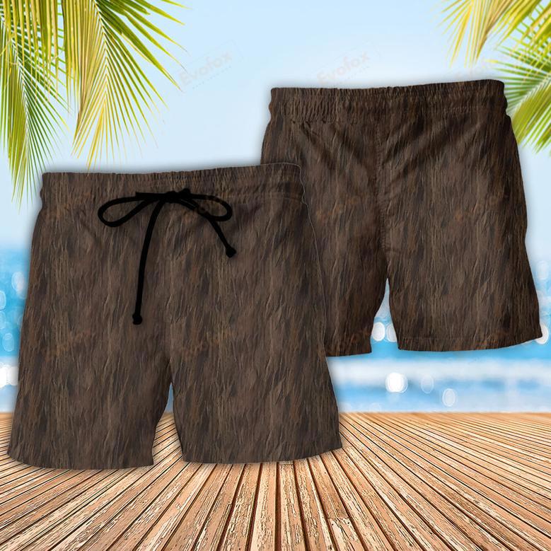 SW Chewbacca Cosplay Beach Short