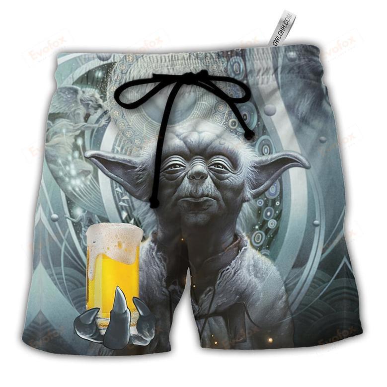 SW Drink Beer Must There Is No Try Beach Short