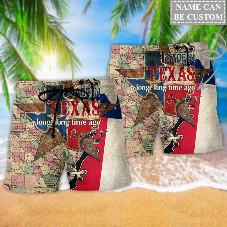 Texas Love Your Life Personalized Beach Short