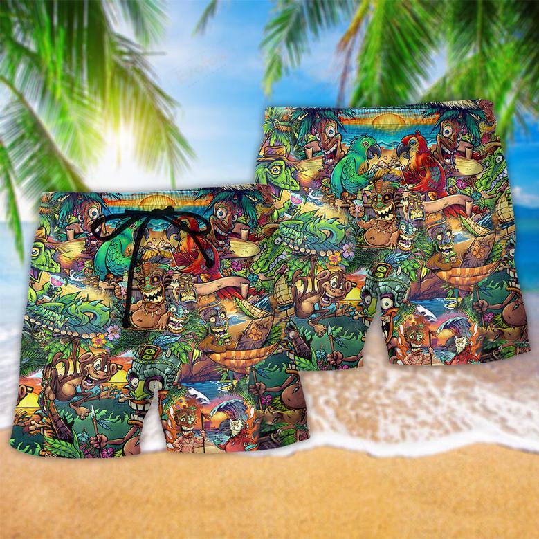 Tiki Do You Have The Aloha Spirit Beach Short