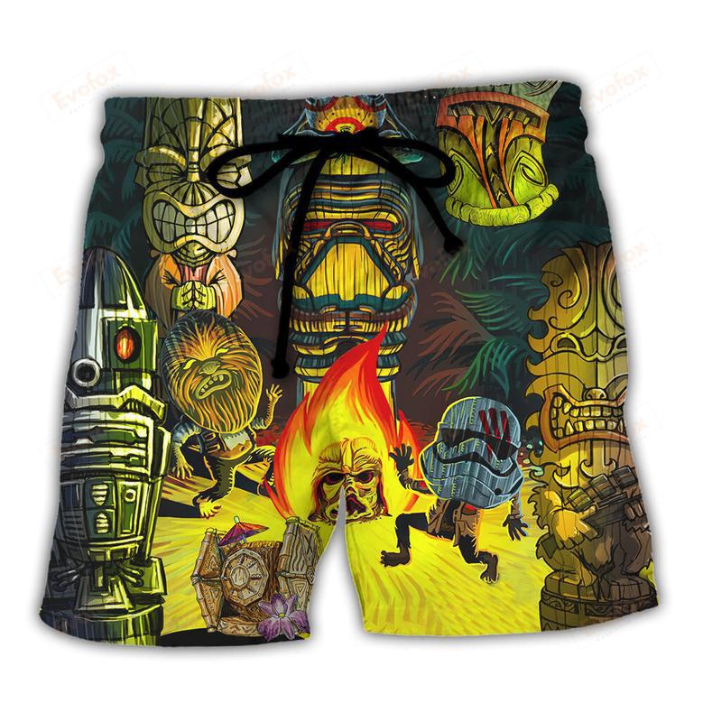 Tiki May The Force Be With You Beach Short