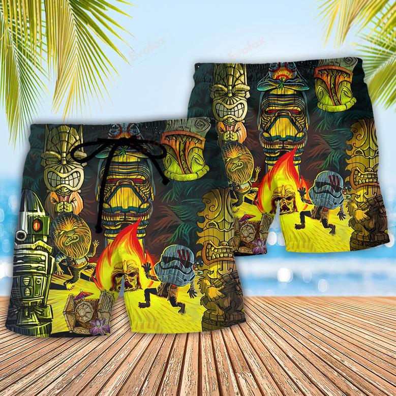 Tiki May The Force Be With You Beach Short