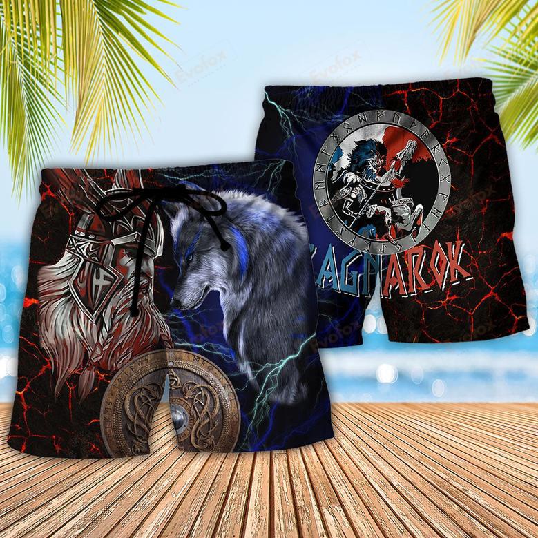 Viking Victory Colorful Life Style Beach Short