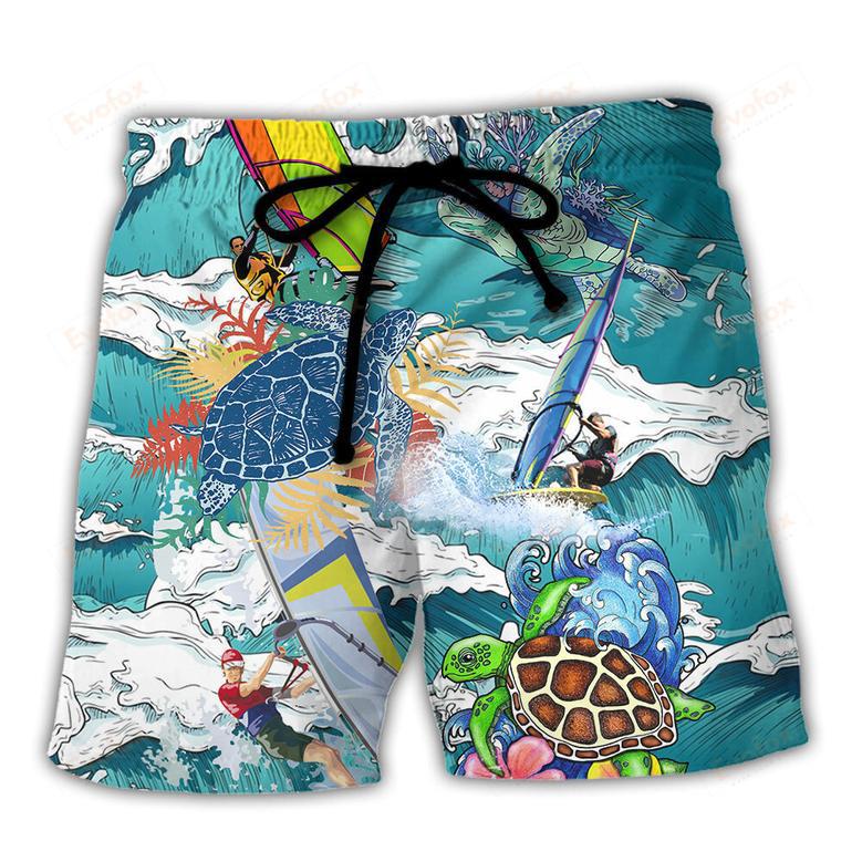 Windsurfing With Wind Surfing It's Just You Beach Short