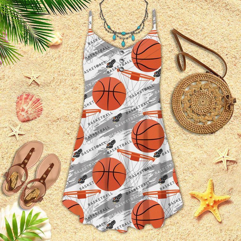 Basketball Lover Spaghetti Strap Summer Dress