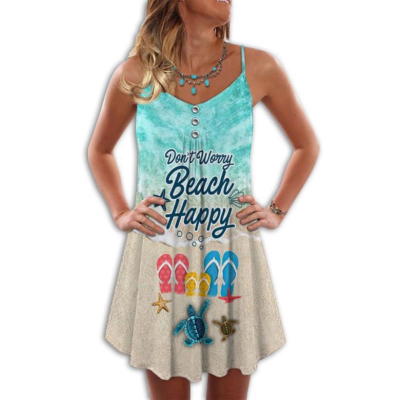 Beach Happy Don't Worry - Summer Dress