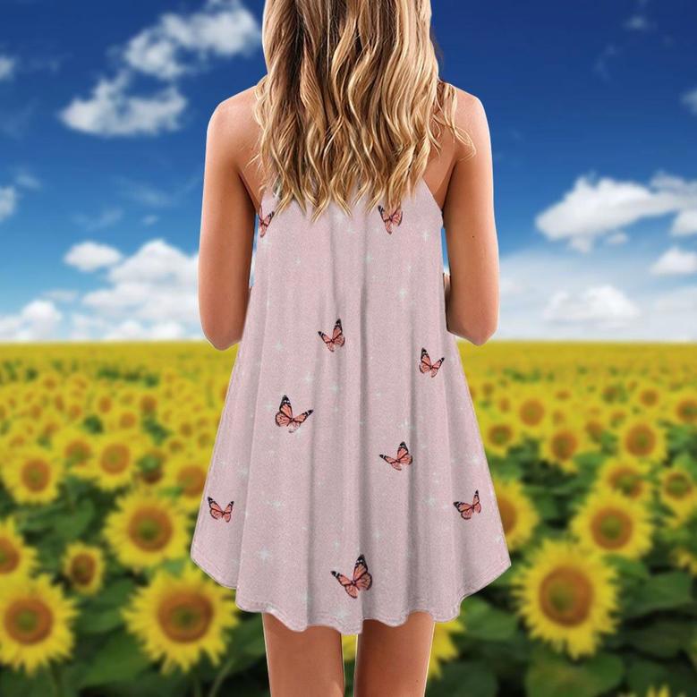 Butterfly Faith God Is Good All The Time - Summer Dress