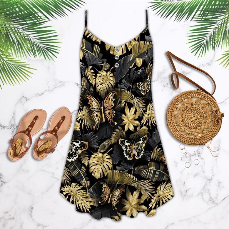 Butterfly Tropical Amazing Pattern - Summer Dress