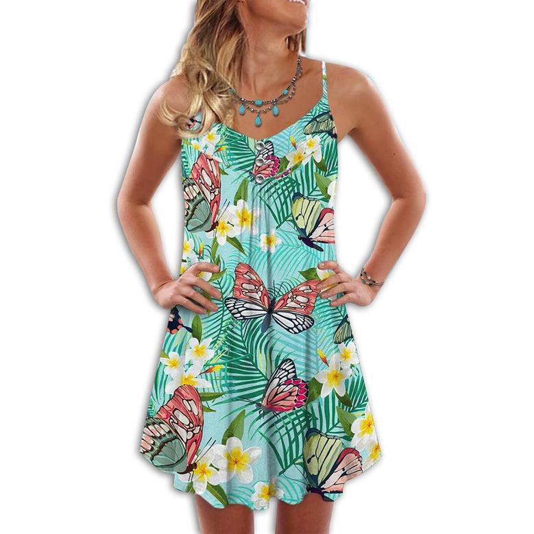 Butterfly Tropical Colorful Lover - Summer Dress