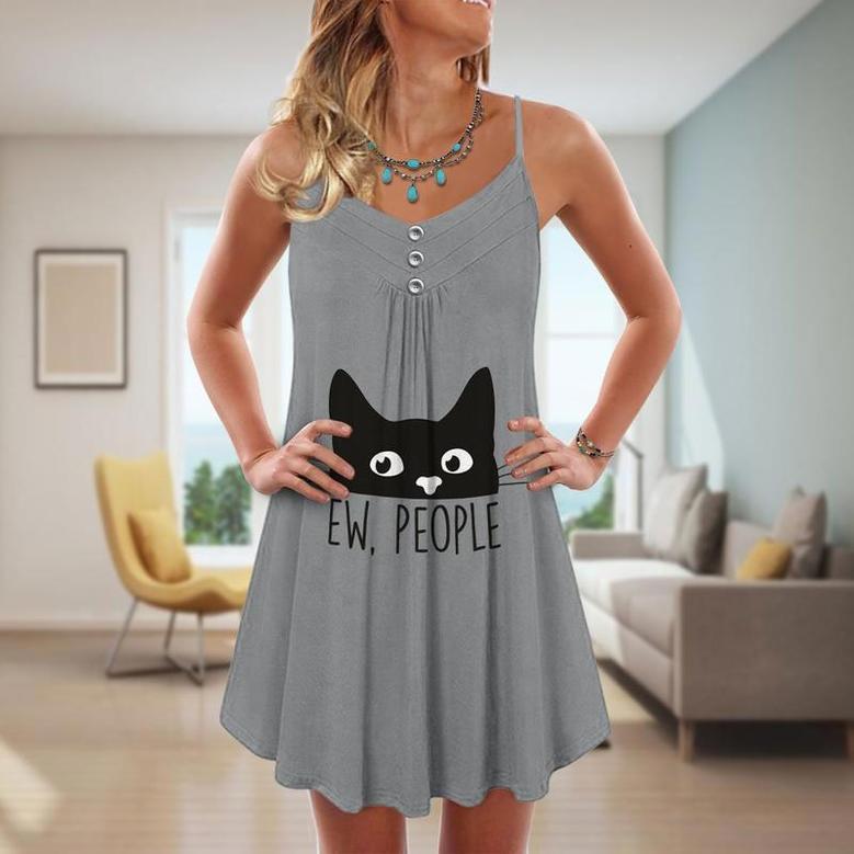 Cats Love With Love Style - Summer Dress