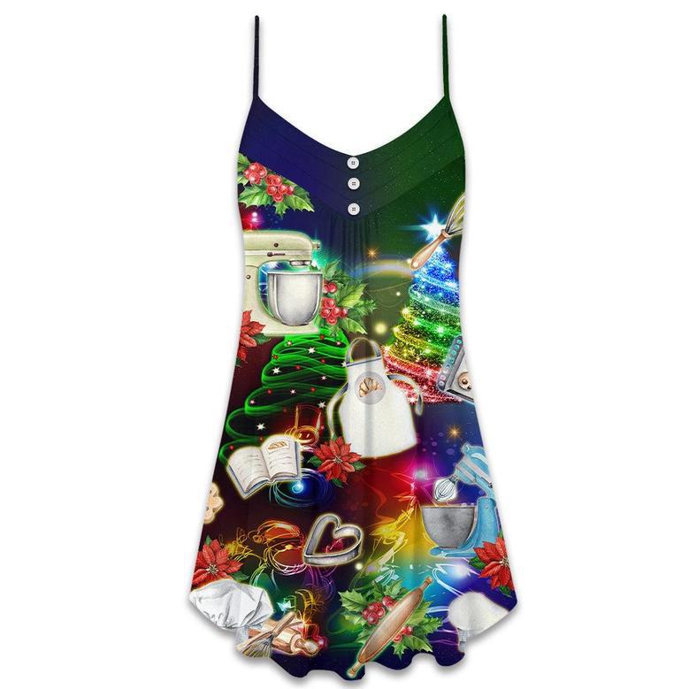 Christmas Baking Lover Amazing Christmas - V-Neck Sleeveless Cami Dress