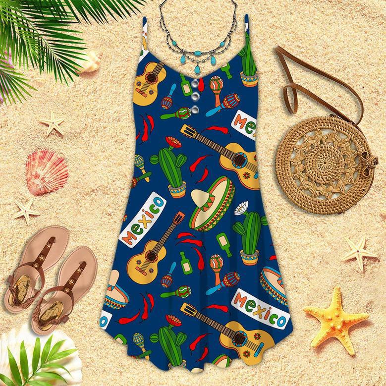 Cinco De Mayo Mexican Party Spaghetti Strap Summer Dress