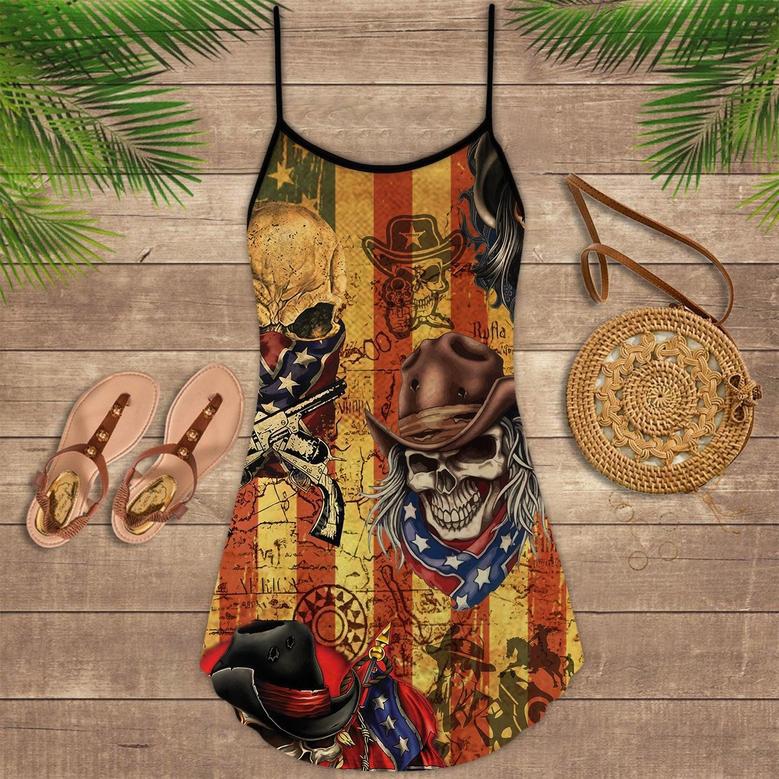 Cowboy Skull Cowboy America - Summer Dress