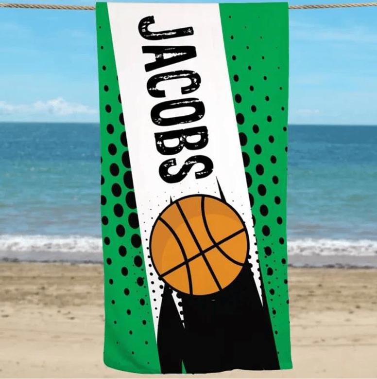 Custom Sports Towel Football Soccer Baseball Kids Beach Towels Fun