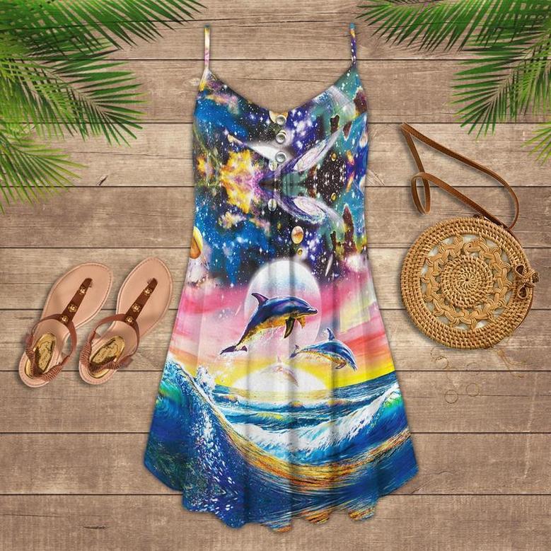 Dolphin Loves Summer On The Sea - Summer Dress