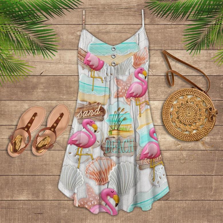 Flamingo Beach Love Summer - Summer Dress